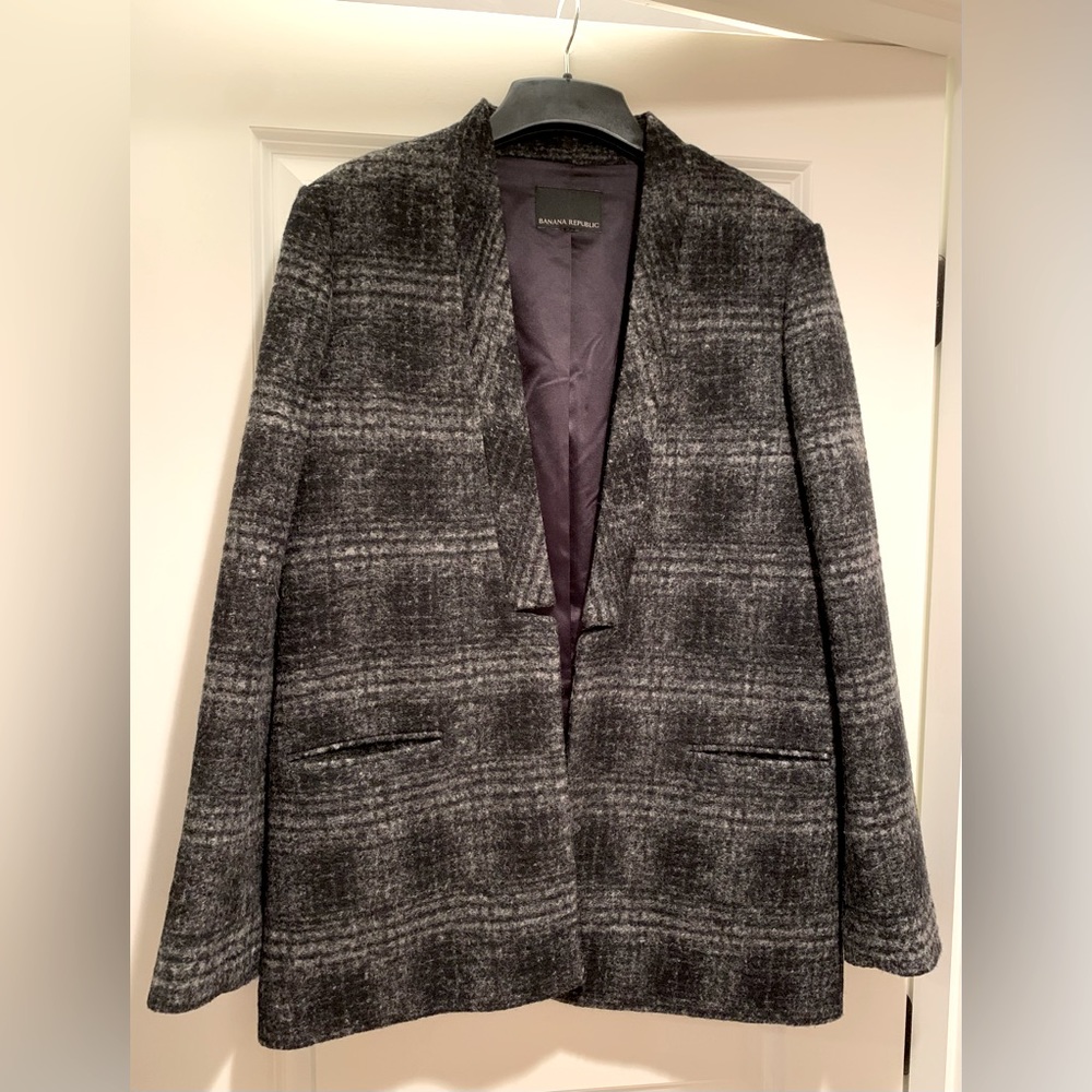 Like New- Banana Republic size 12 wool blazer